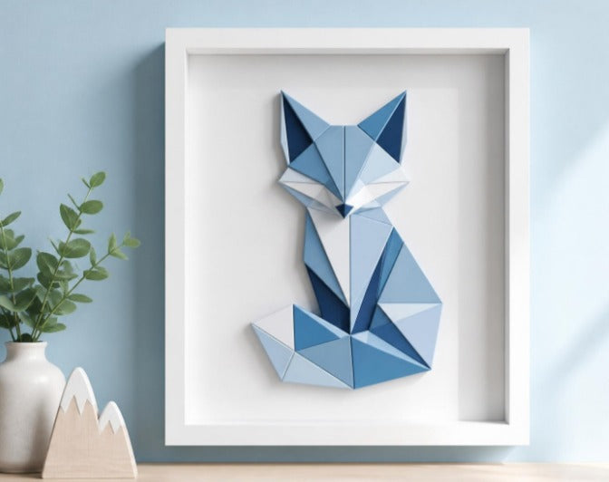 Origami Fox Wall Art (concept)