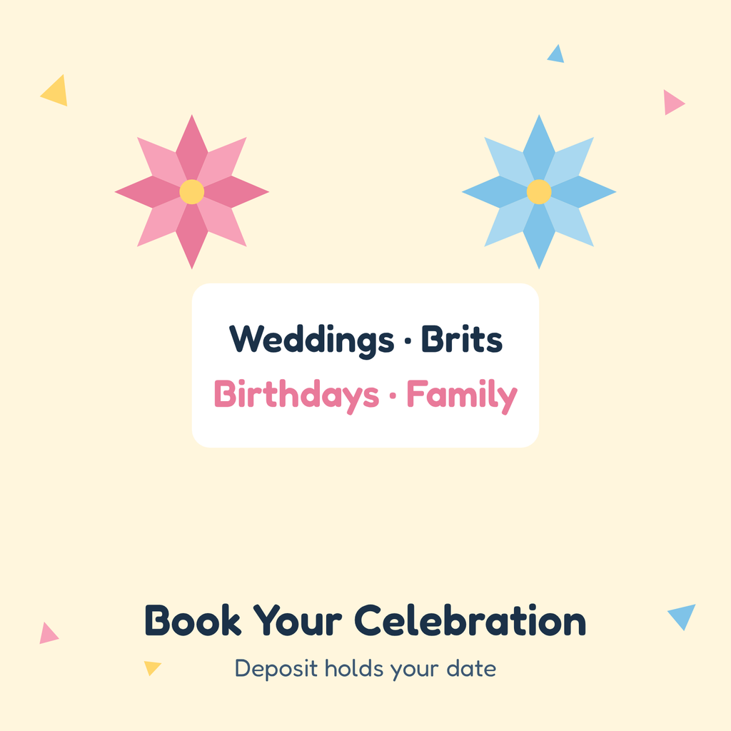 Celebration Booking Deposit by Dorigami