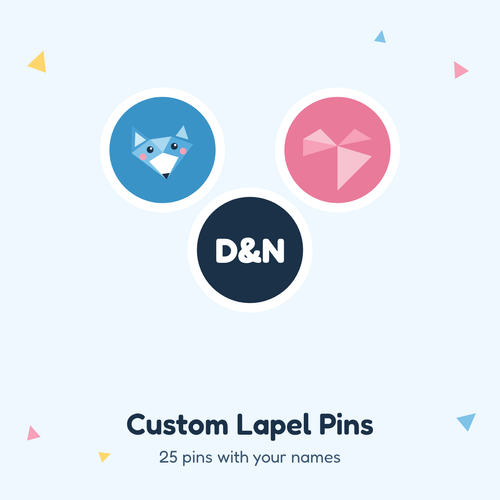 Custom Lapel Pins (25) by Dorigami