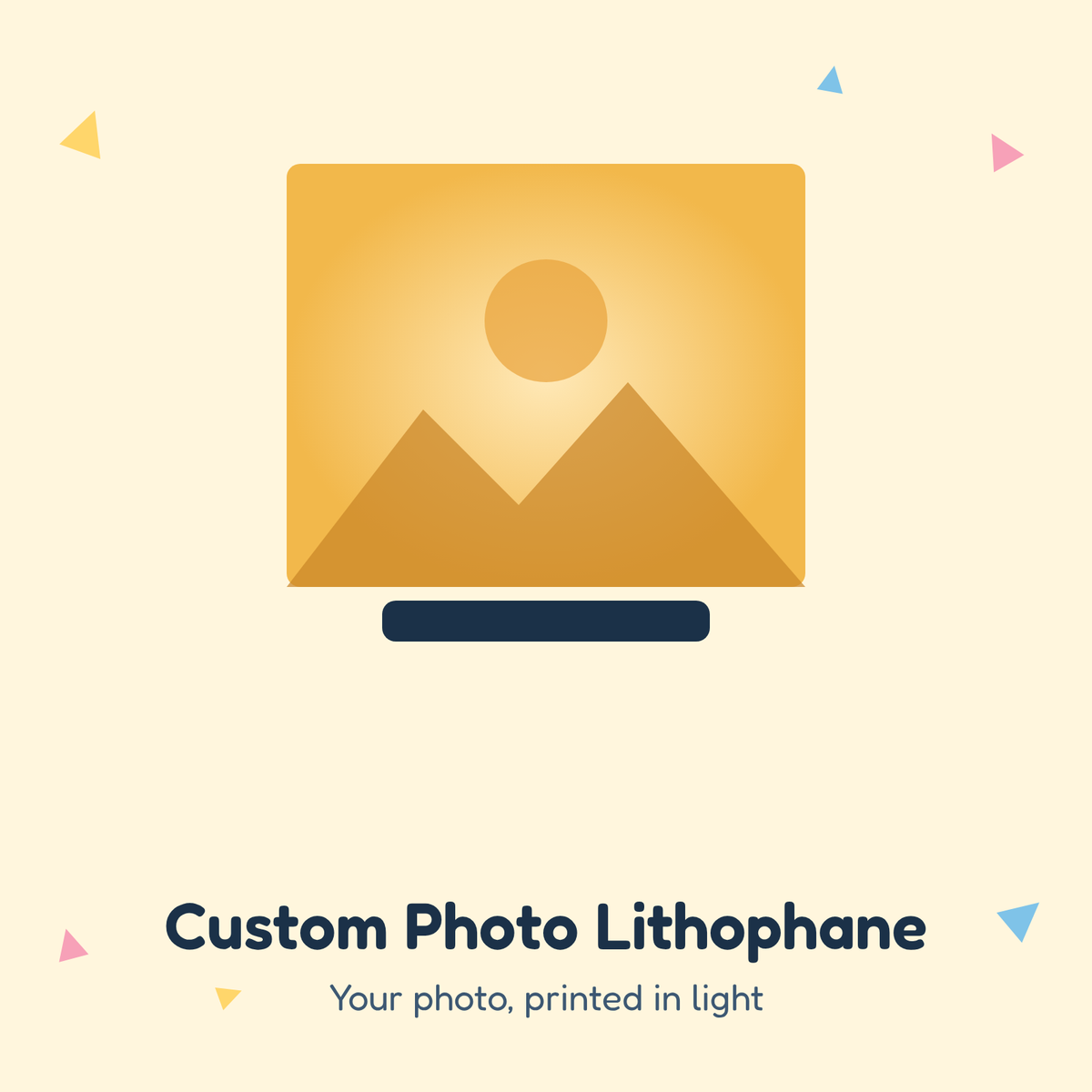 Custom Photo Lithophane by Dorigami