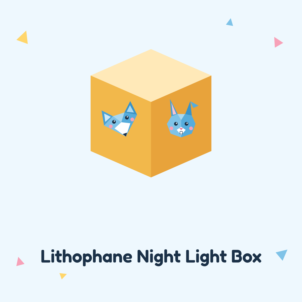 Lithophane Night Light Box by Dorigami