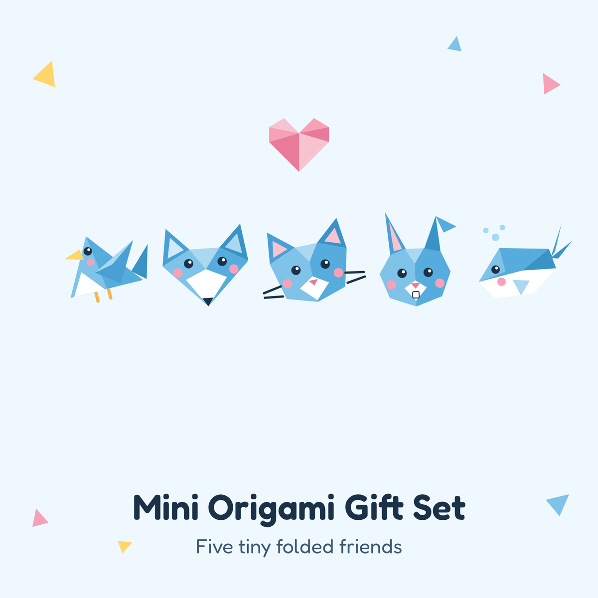 Mini Origami Gift Set (5) by Dorigami